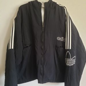Vintage Adidas 90s Zip up Coat Size XL